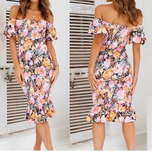 Hello Molly Flora Bontanica Midi Dress